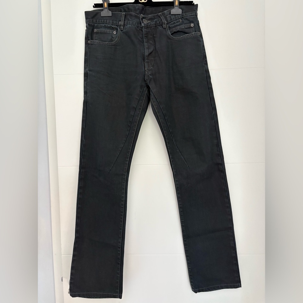 Rick Owens Women's Triple BL Dark Denim Straight Leg Jeans, EUR 32